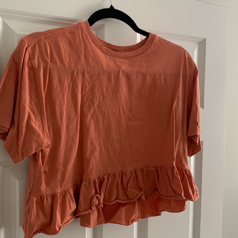 Wild Fable Ruffle Crop - Small